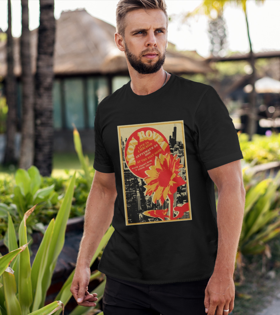 Mon Rovîa Live In Chicago September 29 2026 The Salt Shed With Sydney Rose And Sarah Julia Limited T-Shirt