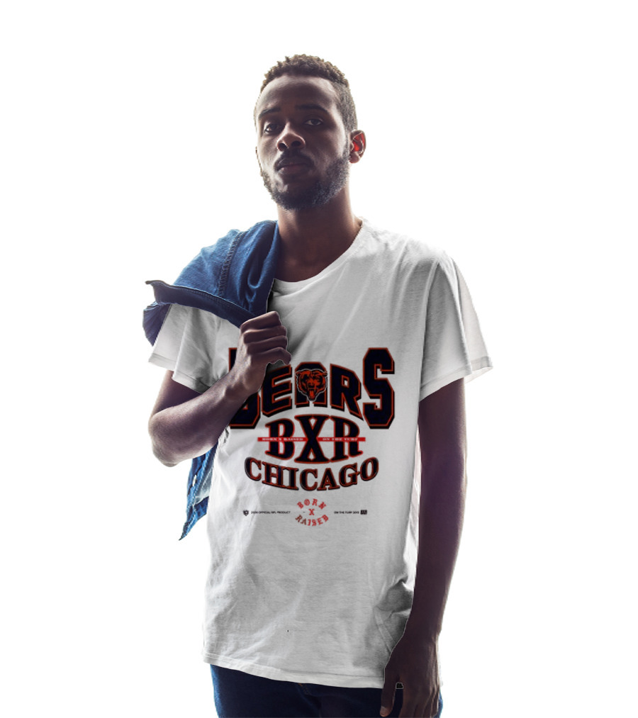 Born X Raised Bears BXR Chicago Collection White T-Shirt