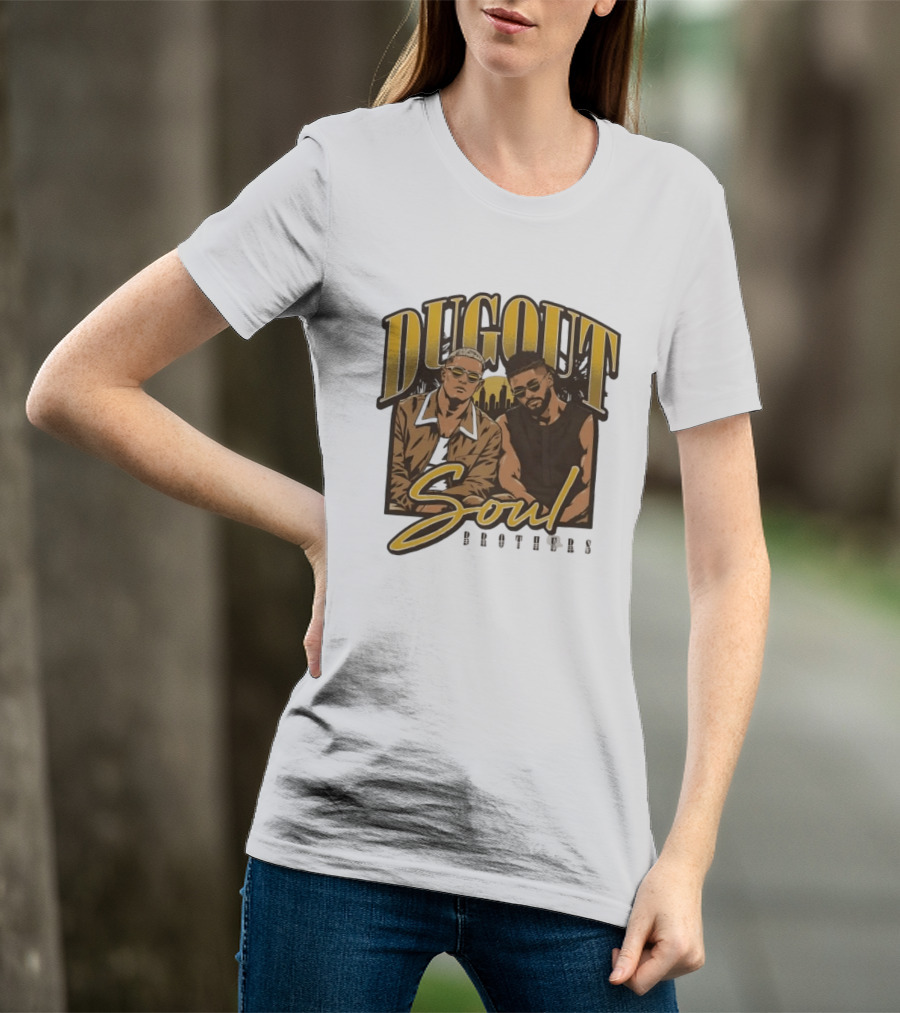 Dugout Soul Brothers Fernando Tatis Jr Manny Machado San Diego Padres T-Shirt