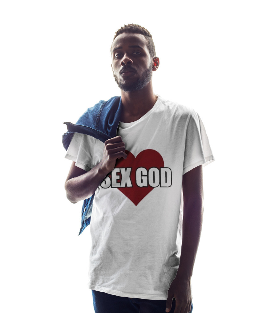 Sex God Heart Red T-Shirt