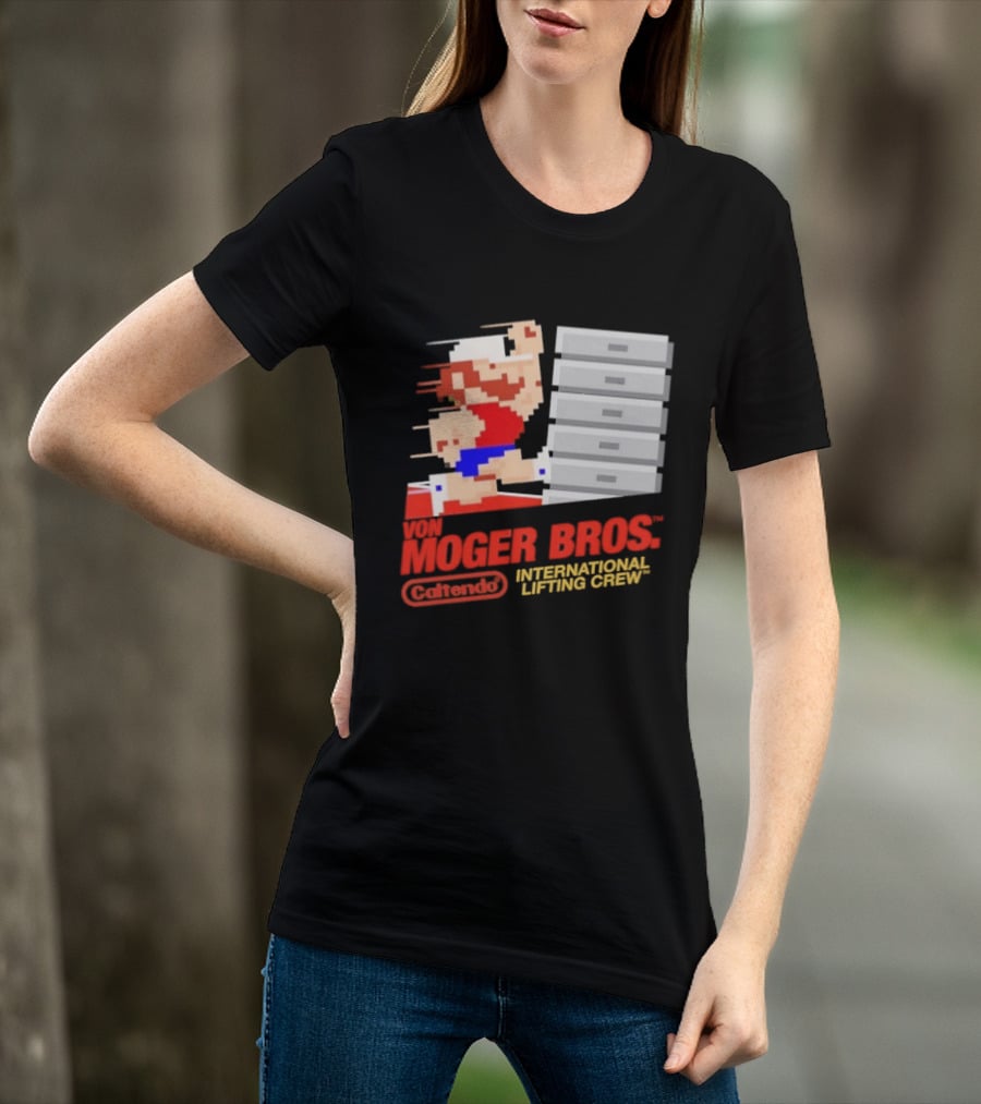 Calum Von Moger Bros Caltendo International Lifting Crew T-Shirt