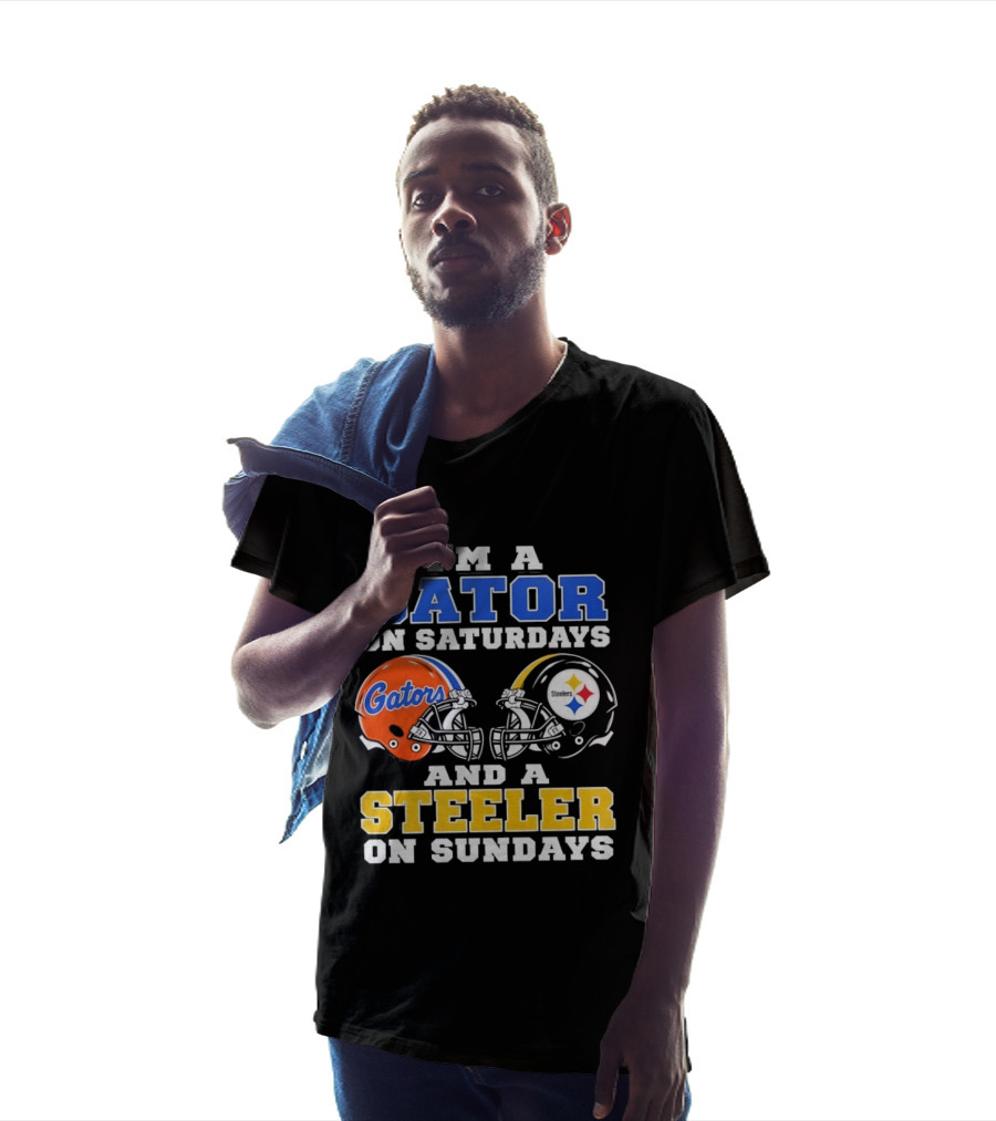Gator On Saturdays Steeler On Sundays Football Fan Pride T-Shirt