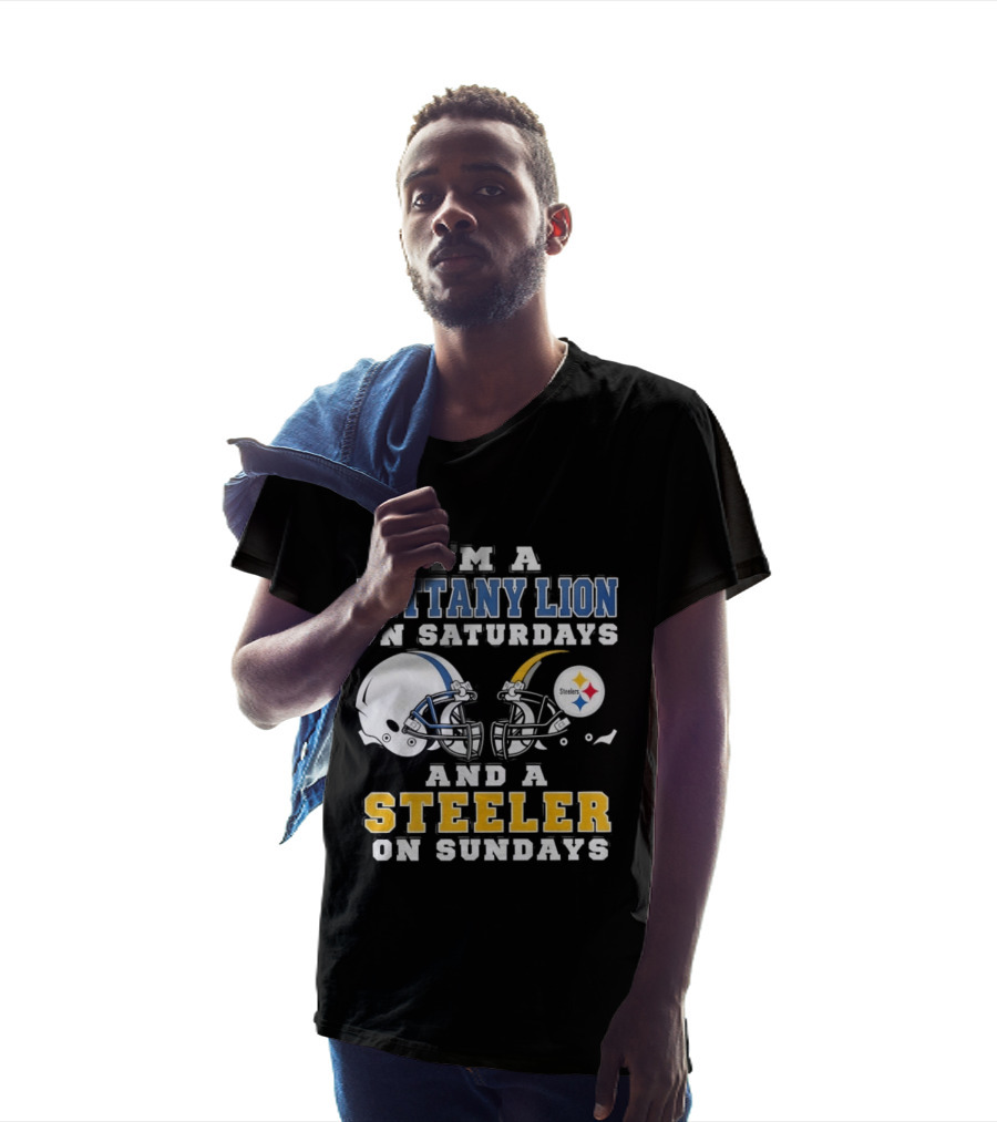 Nittany Lion Saturdays Steeler Sundays Football Fan Gear T-Shirt