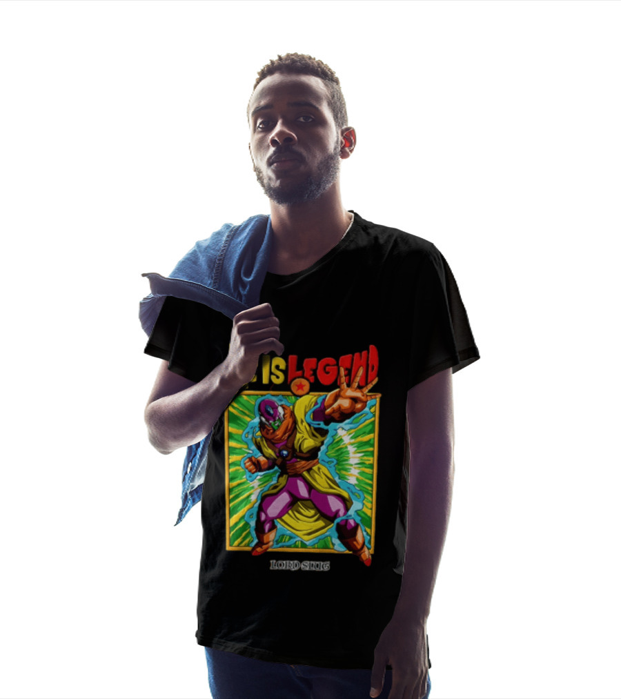 He Is Legend Lord Slug Anime Character Power Pose T-Shirt