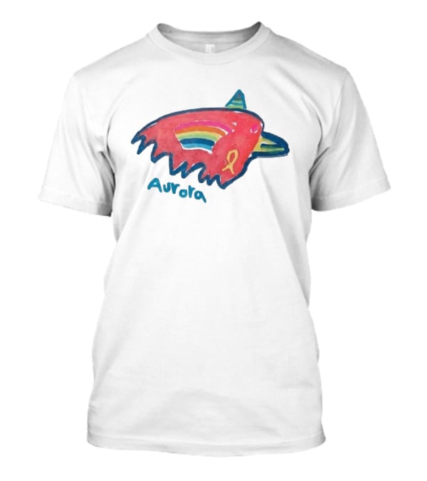Baltimore Ravens Crucial Catch Aurora Rainbow Bird T-Shirt