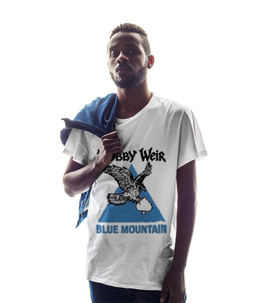 Bobby Weir Blue Mountain Eagle Spade Triangle T-Shirt