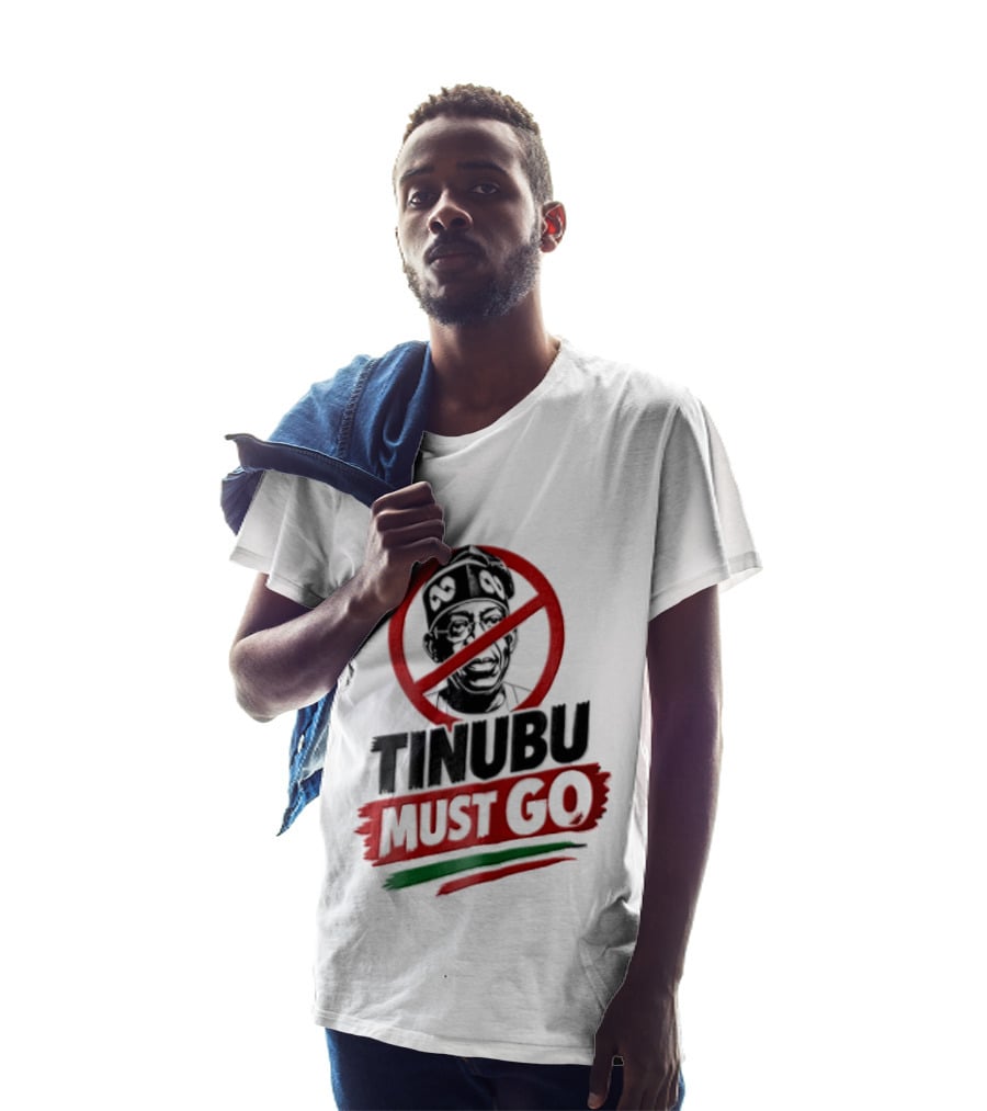 Tinubu Must Go Traditional Cap Crossed Out T-Shirt