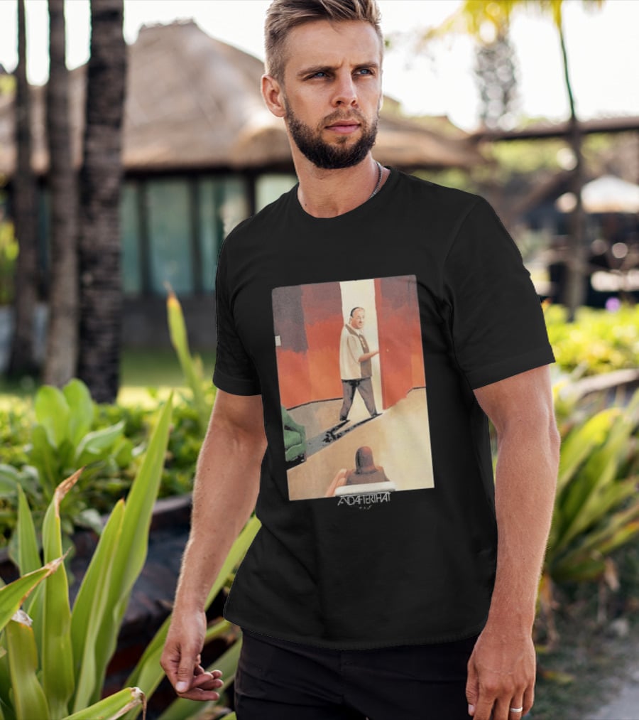 After That Therapy Scene Black Edge T-Shirt