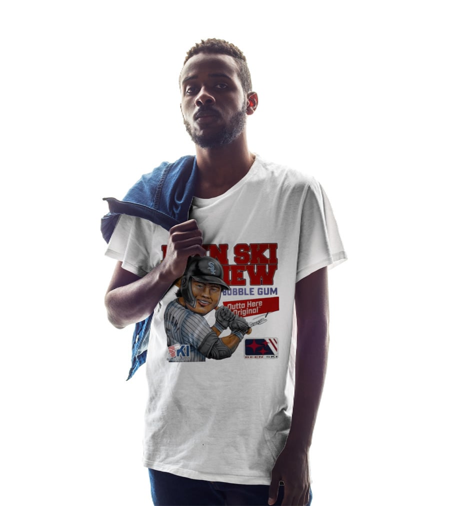 Been Ski View Bubble Gum Outta Here Baseball Original T-Shirt
