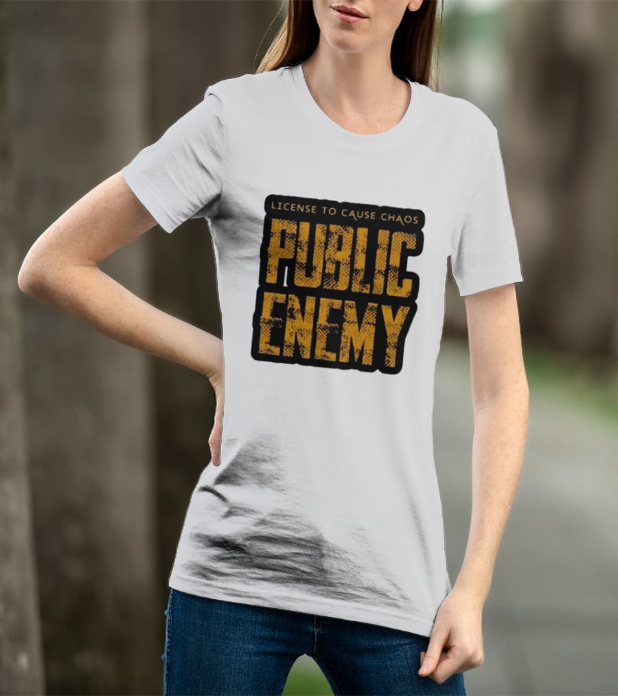 License To Cause Chaos Public Enemy T-Shirt