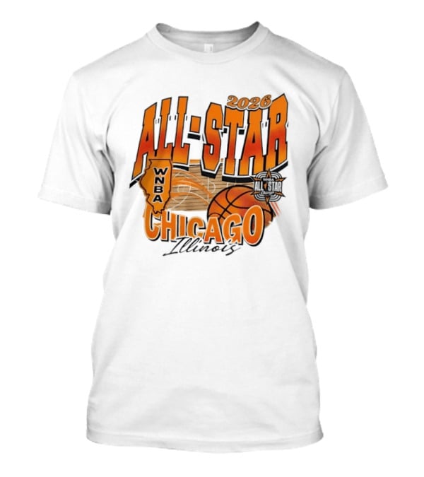 WNBA All Star 2026 Chicago Illinois Basketball Event T-Shirt