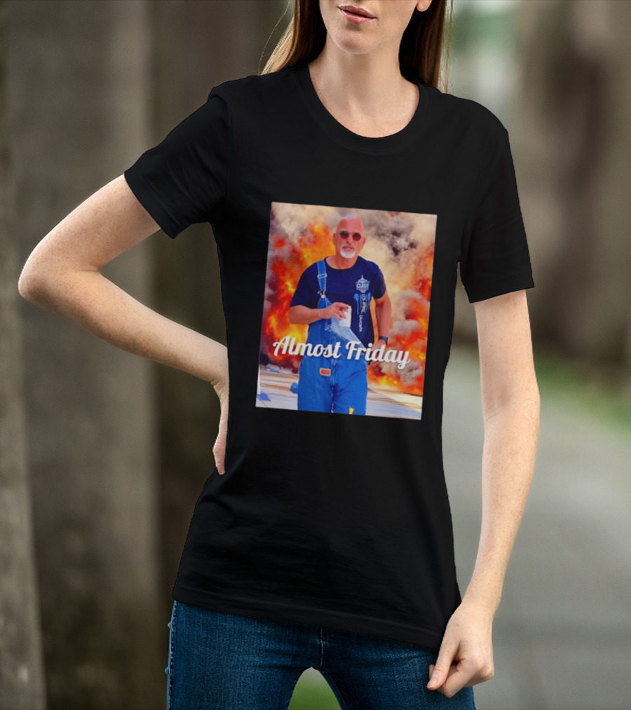 Almost Friday Clash Los Angeles California Explosive T-Shirt