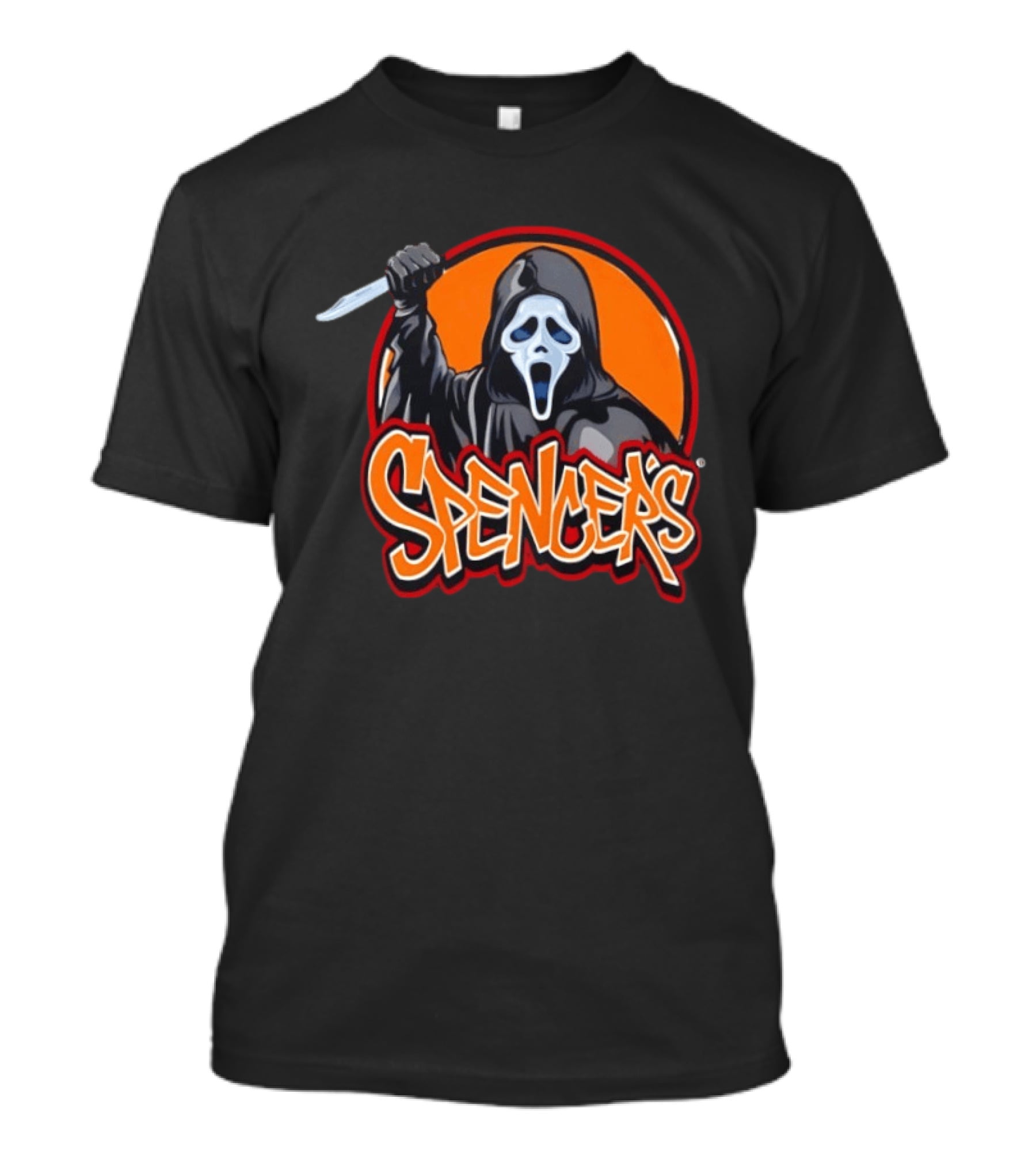 Ghost Face Spencers Halloween 2026 T-Shirt