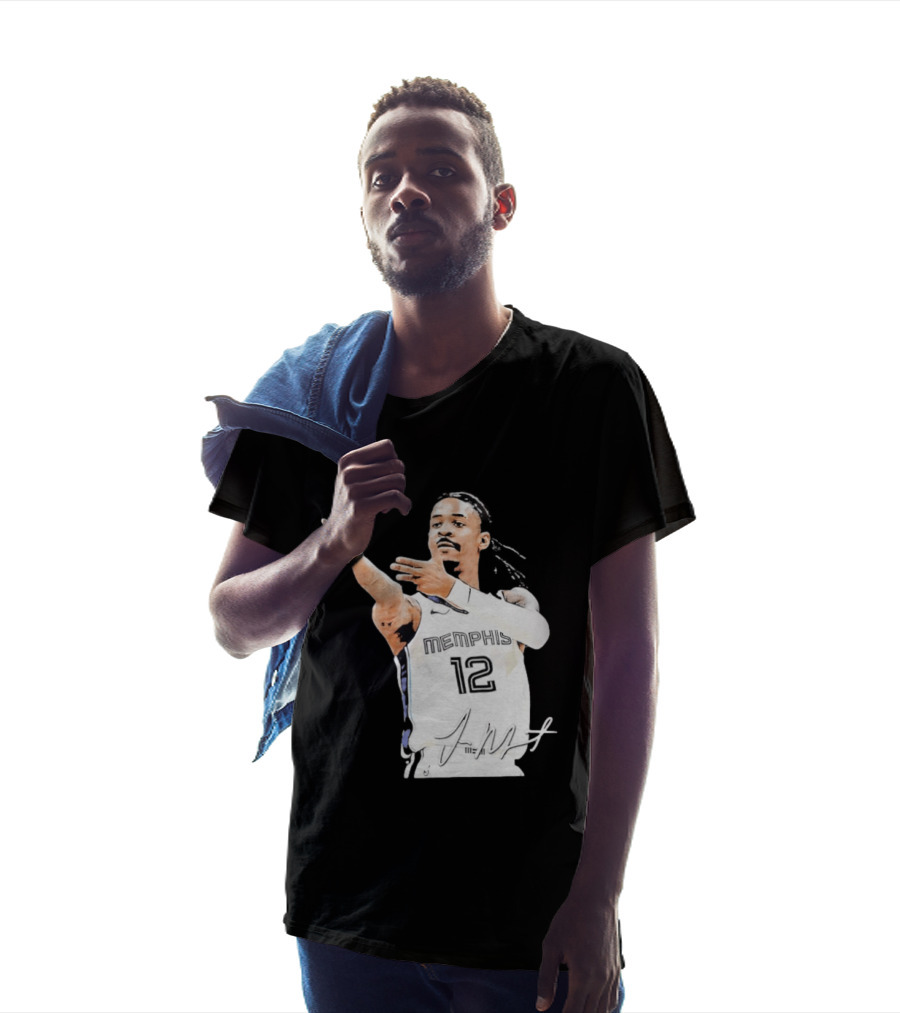 Ja Morant Memphis Grizzlies 12 Basketball Star Signature Edition 2026 T-Shirt