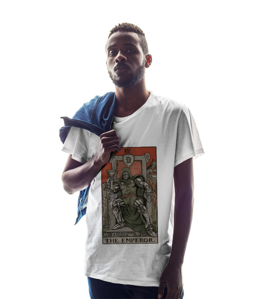 Doctor Doom IV Tarot Card The Emperor Marvel T-Shirt