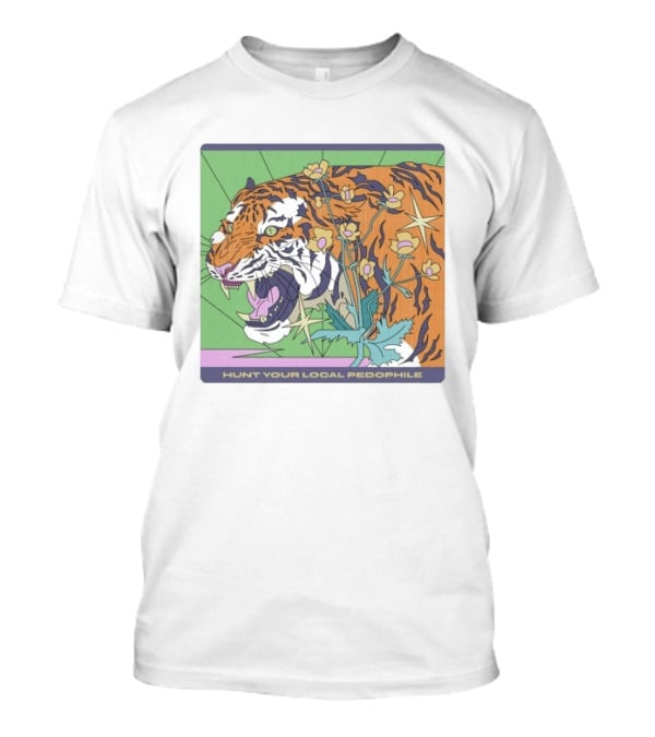 Hunt Your Local Pedophile Tiger Vintage Wildcat T-Shirt