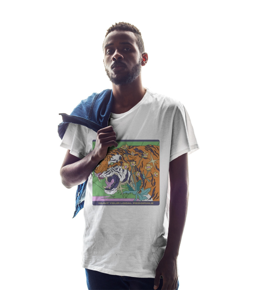 Hunt Your Local Pedophile Tiger Vintage Wildcat T-Shirt