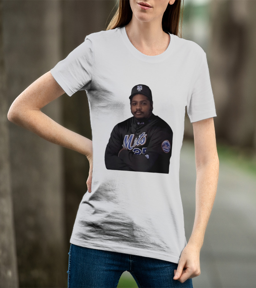 New York Mets Baseball Player 25 MLB Jersey Black T-Shirt