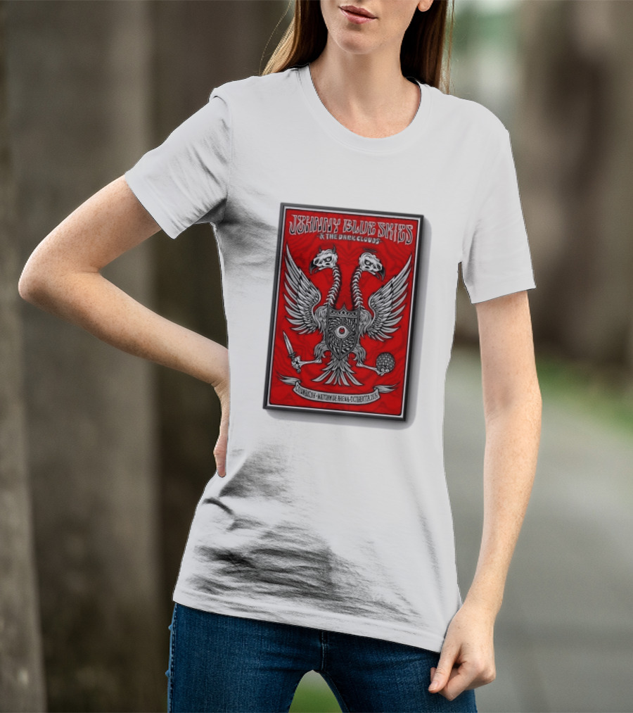 Johnny Blue Skies And The Dark Clouds Nationwide Arena Columbus OH October 7 2026 Two Headed Eagle T-Shirt