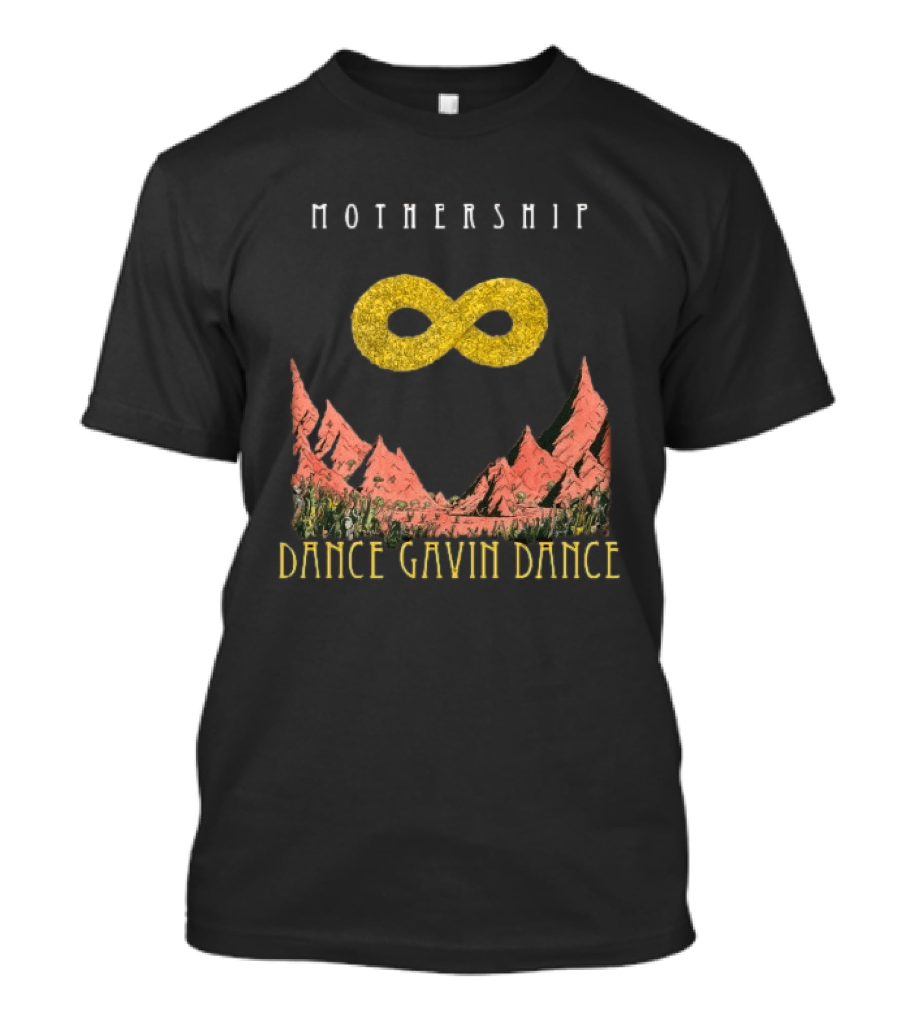 Mothership Dance Gavin Dance Infinity Mountain Scene T-Shirt
