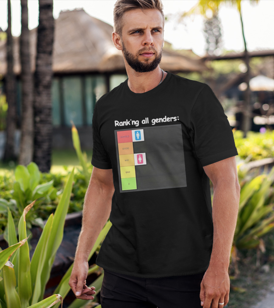 Ranking All Genders GOATed Good Mid Bad D T-Shirt