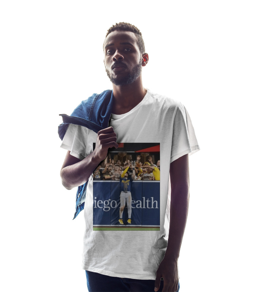 Milwaukee Brewers Garrett Mitchell Incredible Game Saving Catch Padres Fans T-Shirt