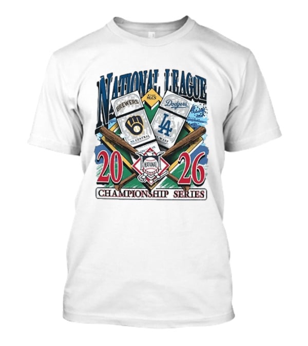 Milwaukee Brewers Los Angeles Dodgers 2026 National League Championship Series Matchup T-Shirt