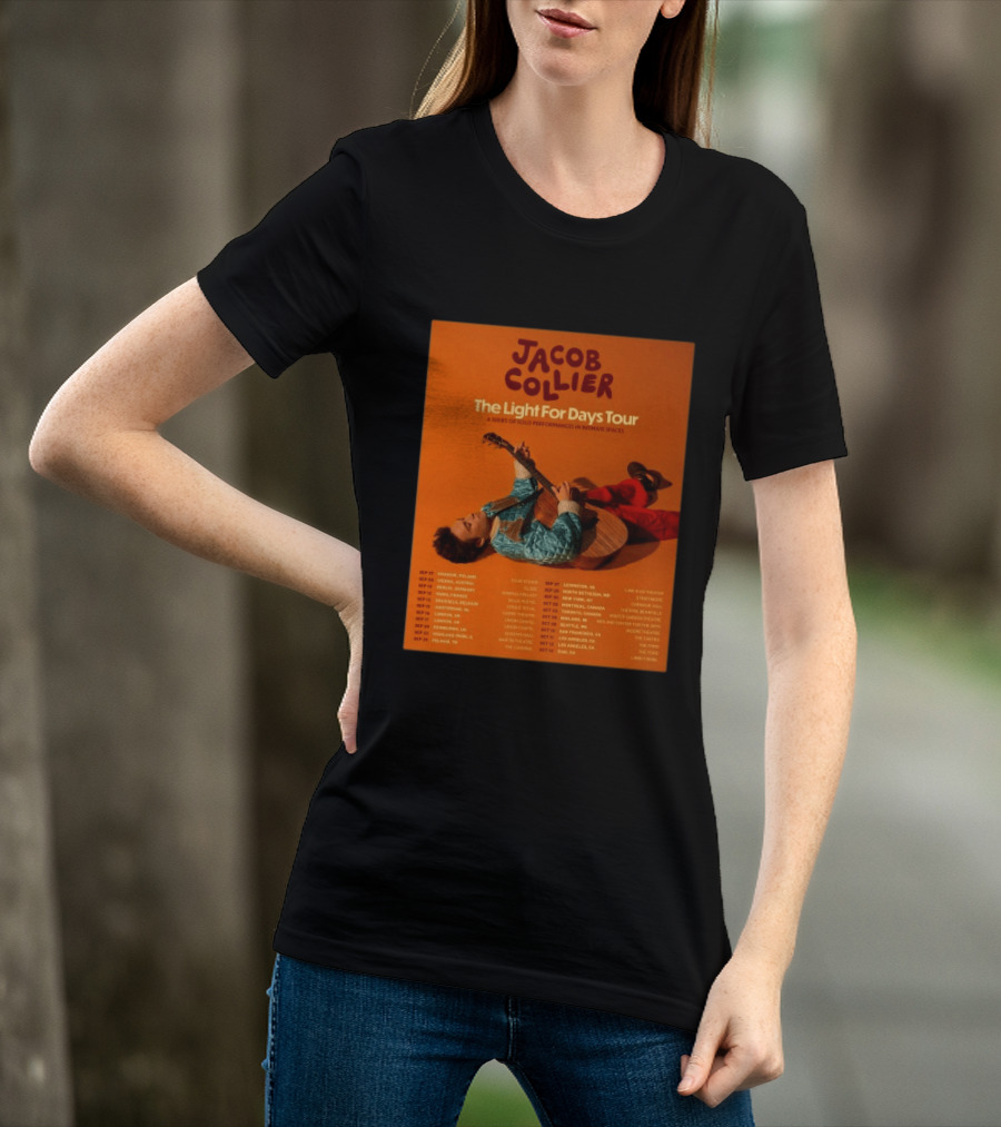 Jacob Collier The Light For Days Tour 2026 A Series Of Solo Performances In Intimate Spaces T-Shirt