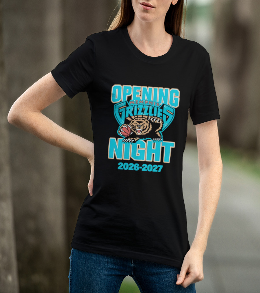 NBA Opening Night 2026 2027 Memphis Grizzlies T-Shirt