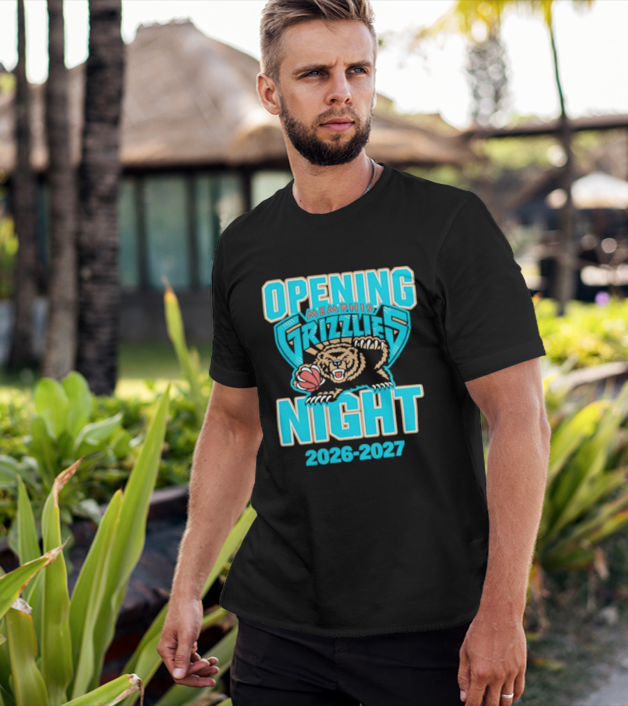 NBA Opening Night 2026 2027 Memphis Grizzlies T-Shirt