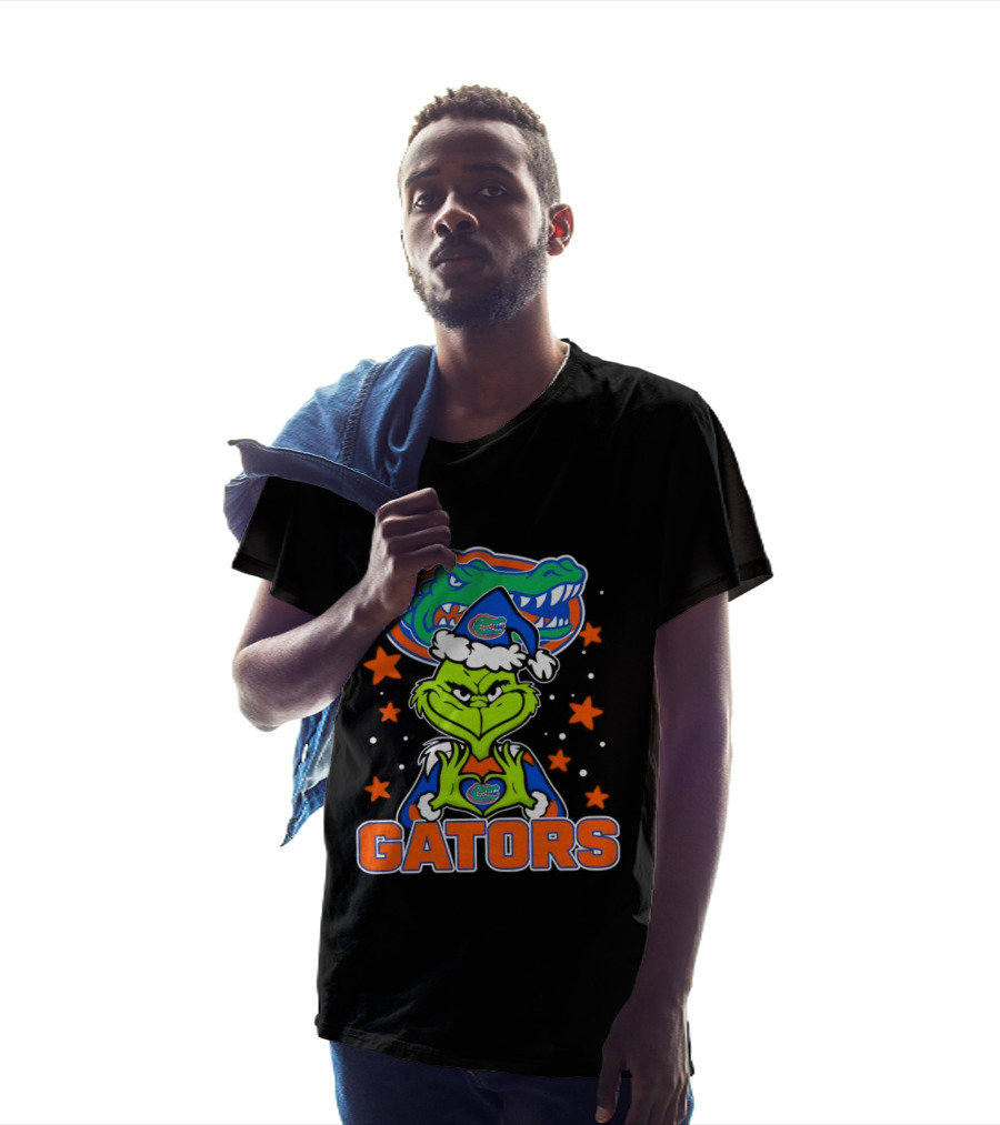 Florida Gators Grinch Christmas College Football Fan T-Shirt