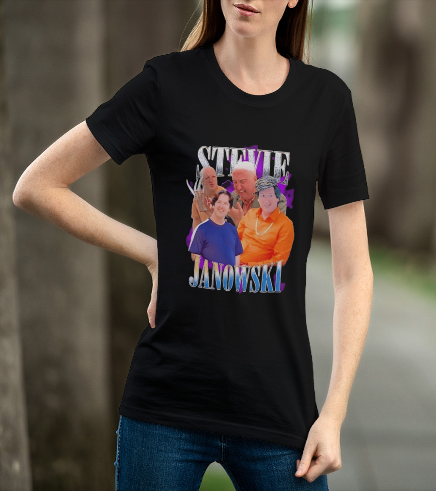 Stevie Janowski Comedy Collage Bootleg T-Shirt