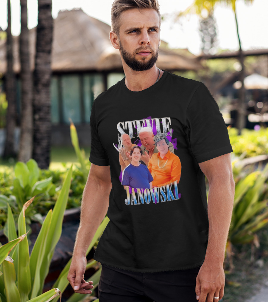 Stevie Janowski Comedy Collage Bootleg T-Shirt