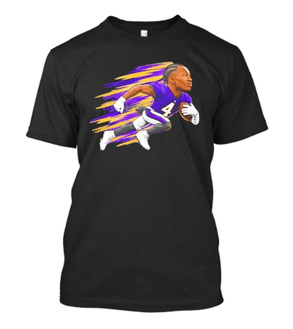 Baltimore Ravens Zay Flowers Run 4 Run NFL Cartoon T-Shirt