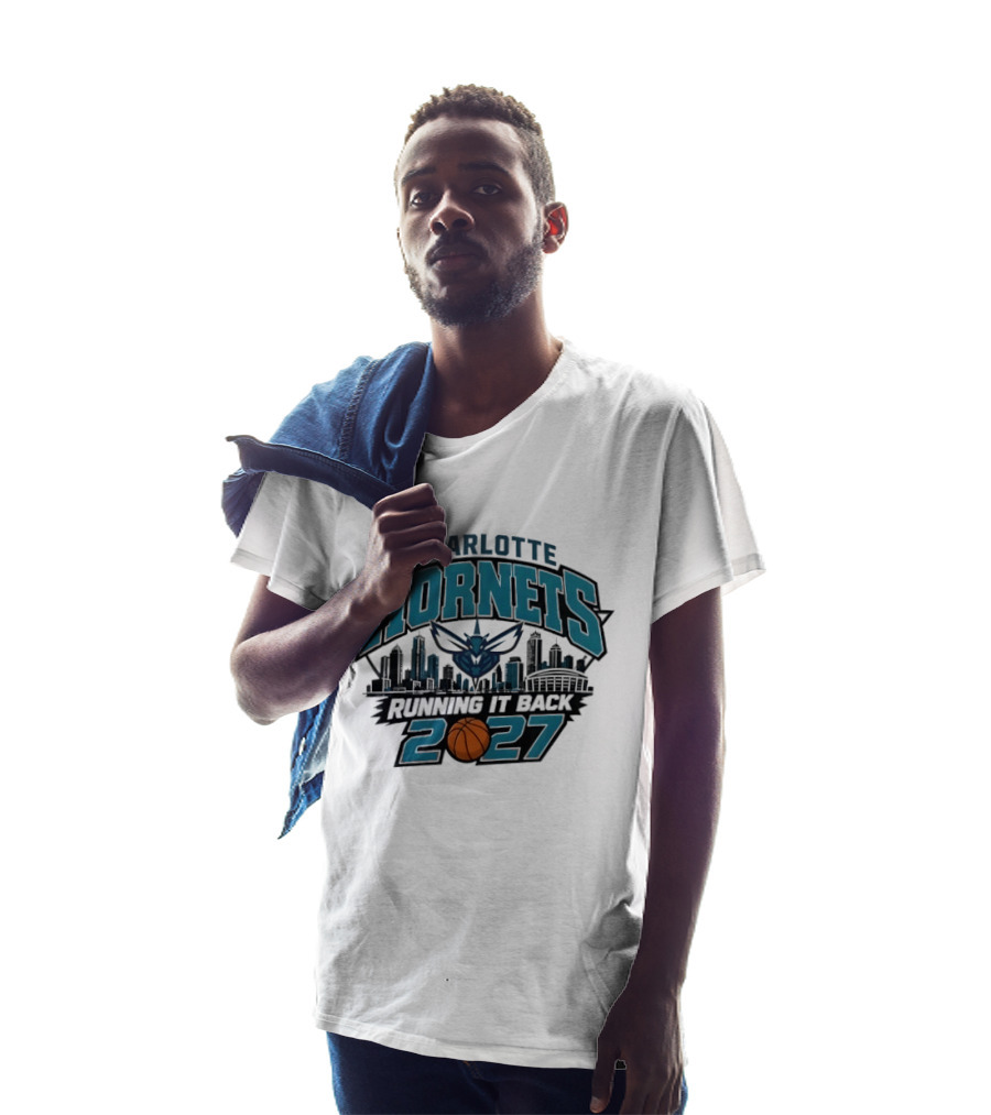 Charlotte Hornets 2027 Skyline Running It Back NBA T-Shirt