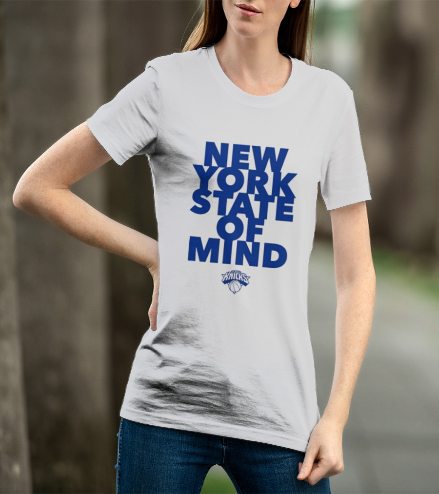 New York Knicks New York State Of Mind Knicks Basketball T-Shirt