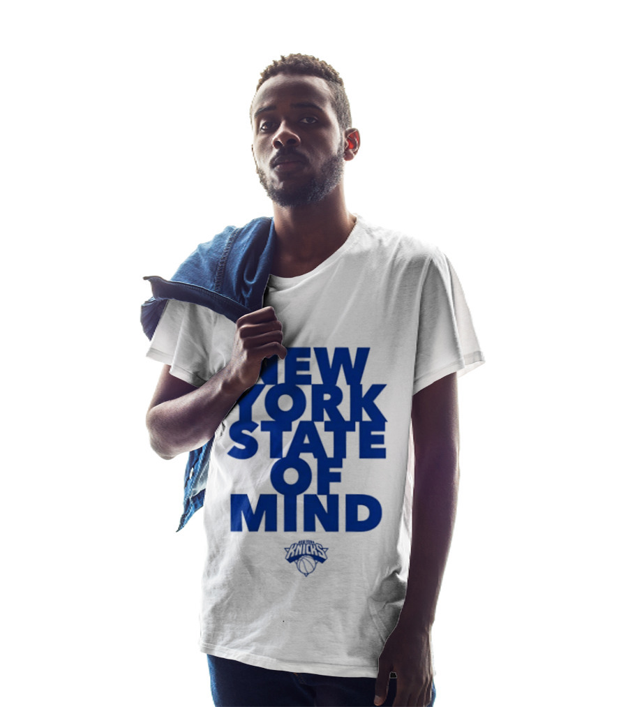 New York Knicks New York State Of Mind Knicks Basketball T-Shirt