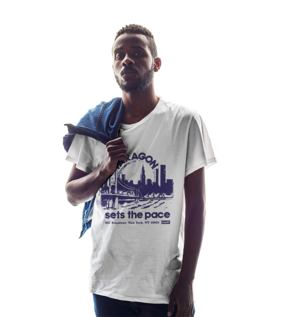 Only NY X Paragon Sports Sets The Pace 867 Broadway New York NY 10003 T-Shirt