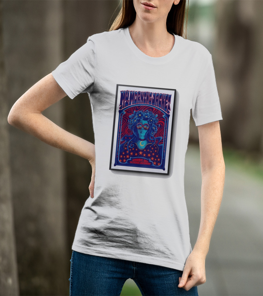 My Morning Jacket San Francisco October 9 2026 Psychedelic Floral Woman T-Shirt