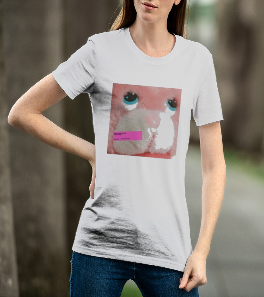 Royel Otis Hickey Album Pink Fluffy Bunny Face T-Shirt