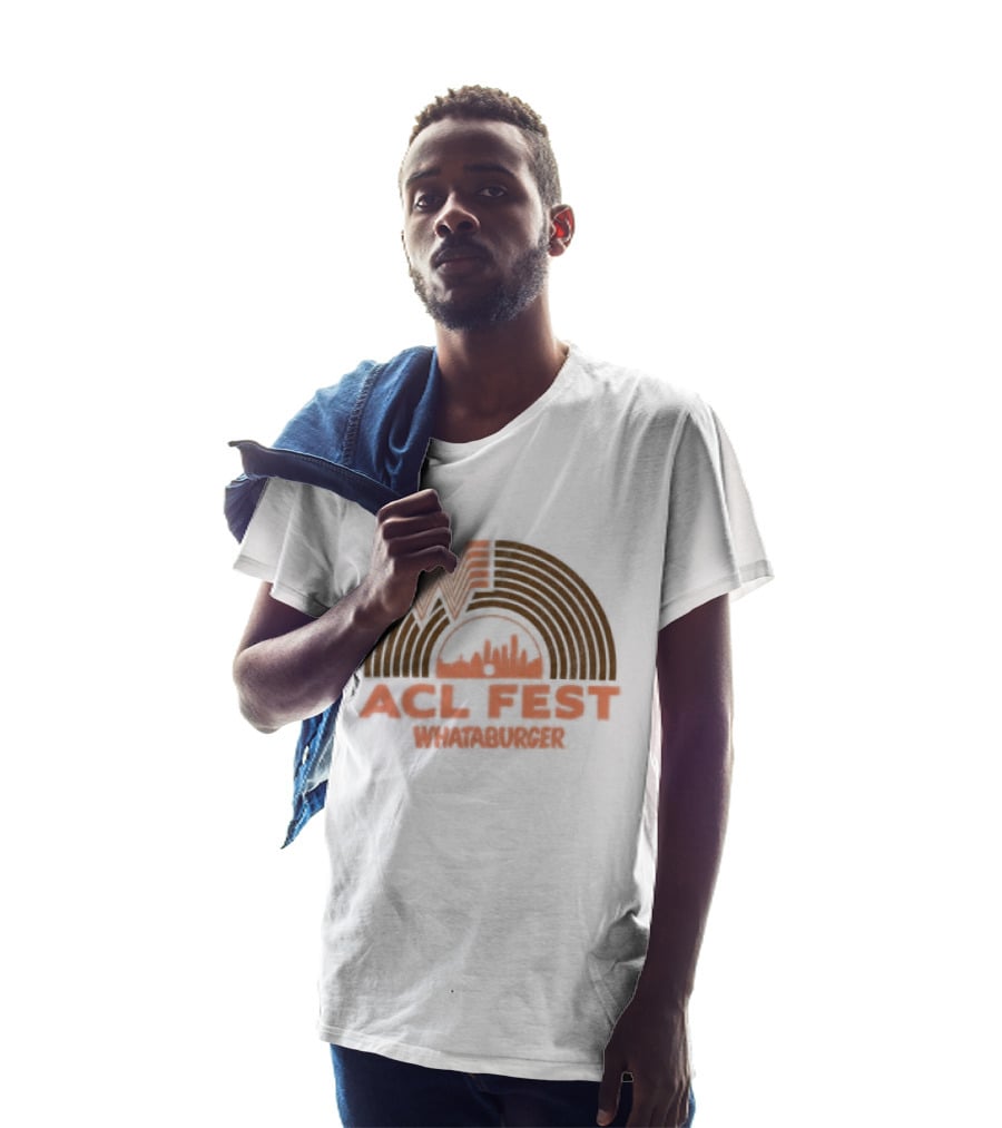 ACL Fest Whataburger Collaboration With Austin City Limits Music Festival Record T-Shirt