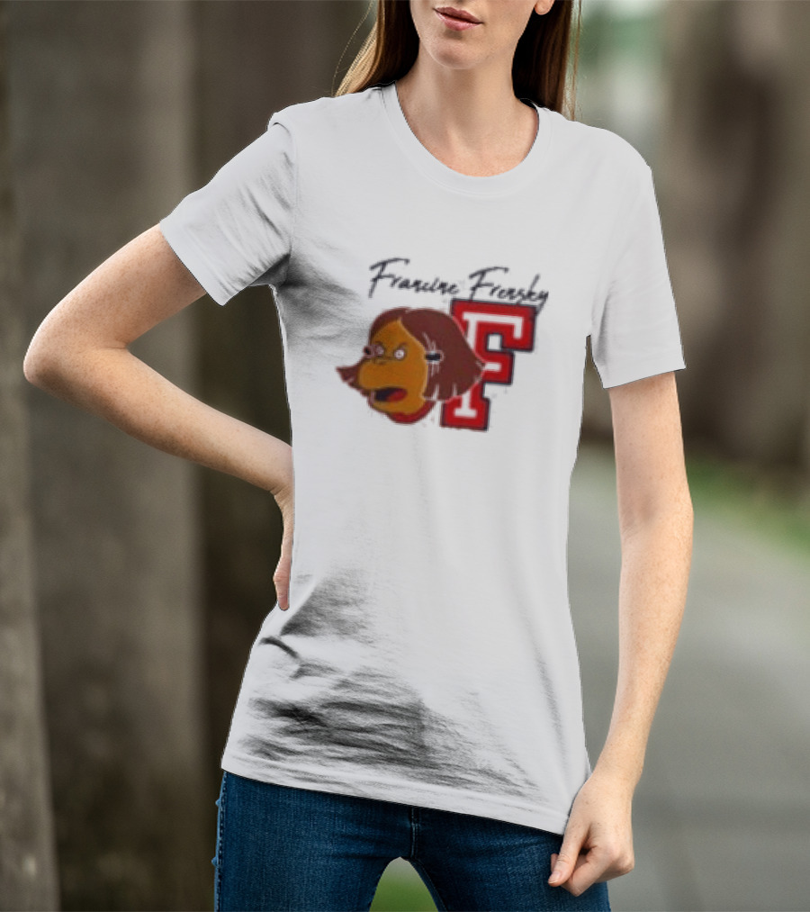 Francine Frensky F Arthur Cartoon Character Face Animation T-Shirt