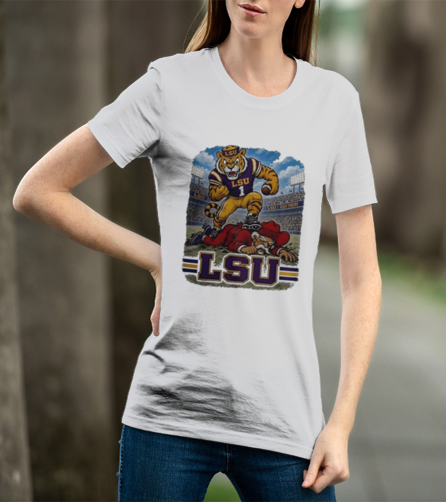 LSU Tigers Victory Over Ole Miss Rebels 2026 Football Rivalry T-Shirt