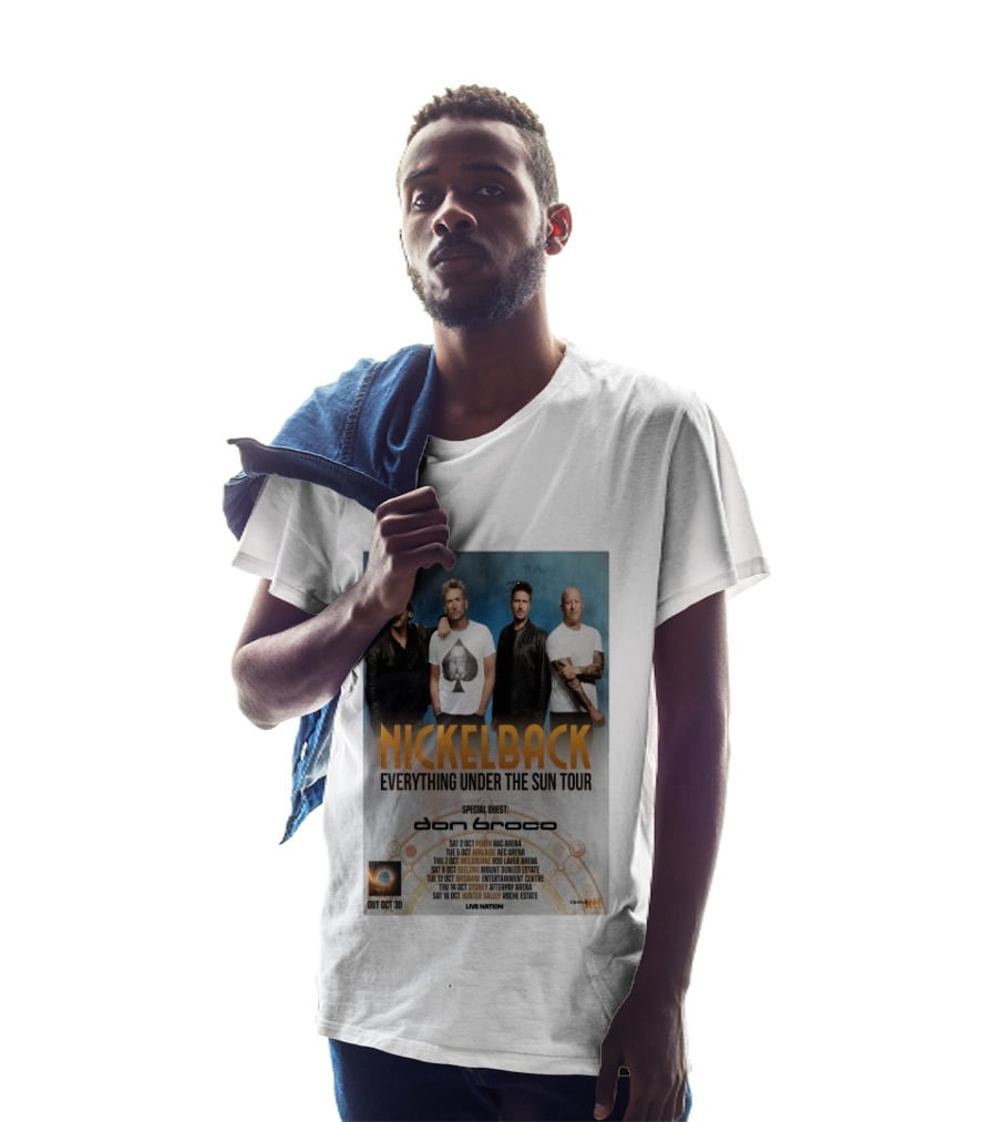 Nickelback October 2026 Everything Under The Sun Tour Dates Featuring Don Broco T-Shirt