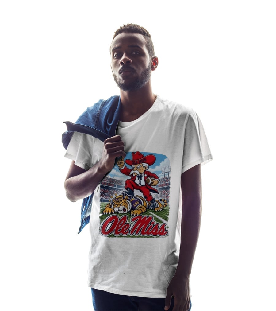 Ole Miss Rebels Triumph Over LSU Tigers Vintage Football Rivalry 2026 T-Shirt