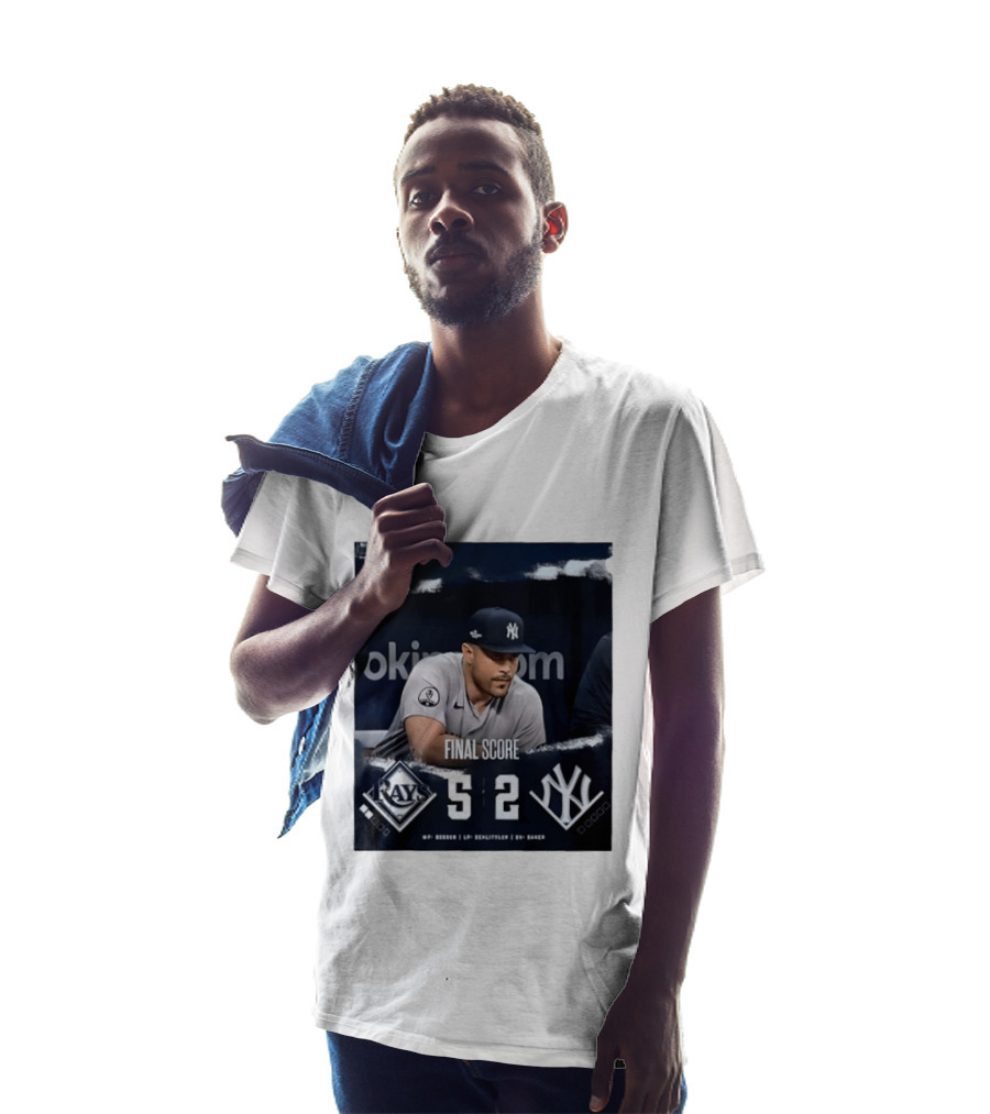 Final Score Tampa Bay Rays 5 New York Yankees 2 ALDS T-Shirt