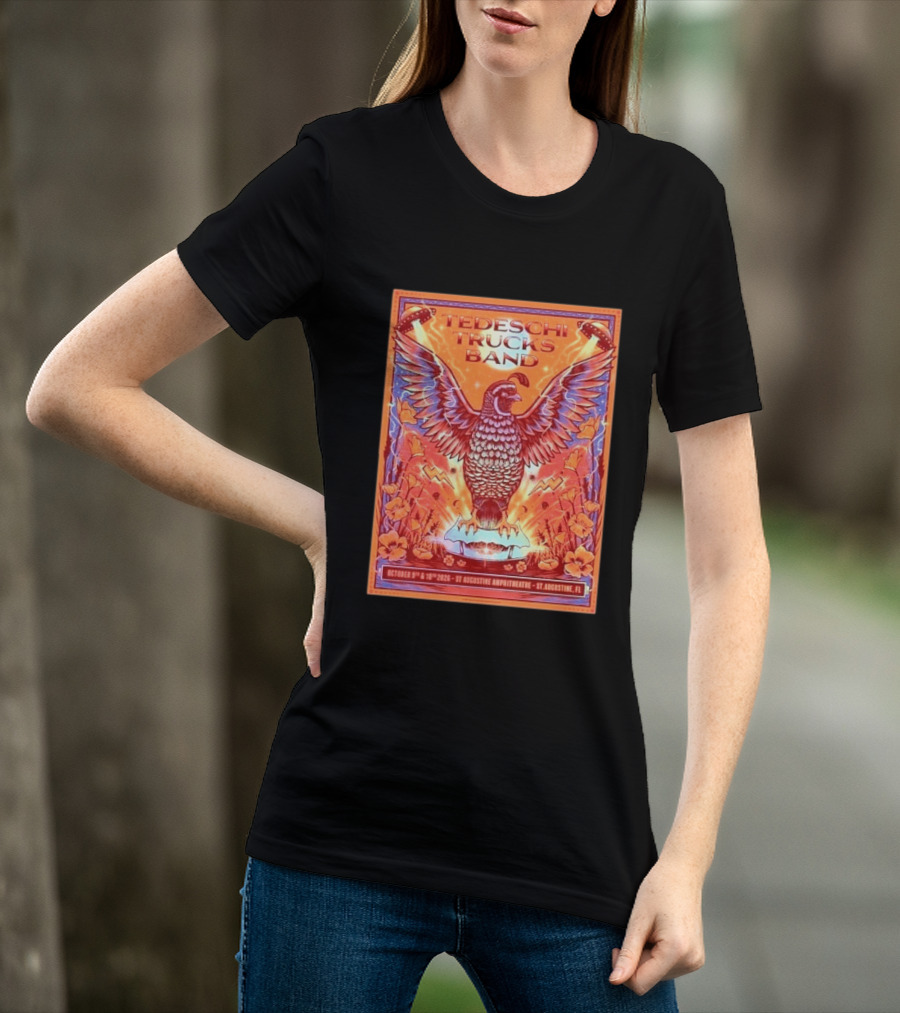 Tedeschi Trucks Band St Augustine October 9 10 2026 Amphitheatre Future Soul Tour T-Shirt