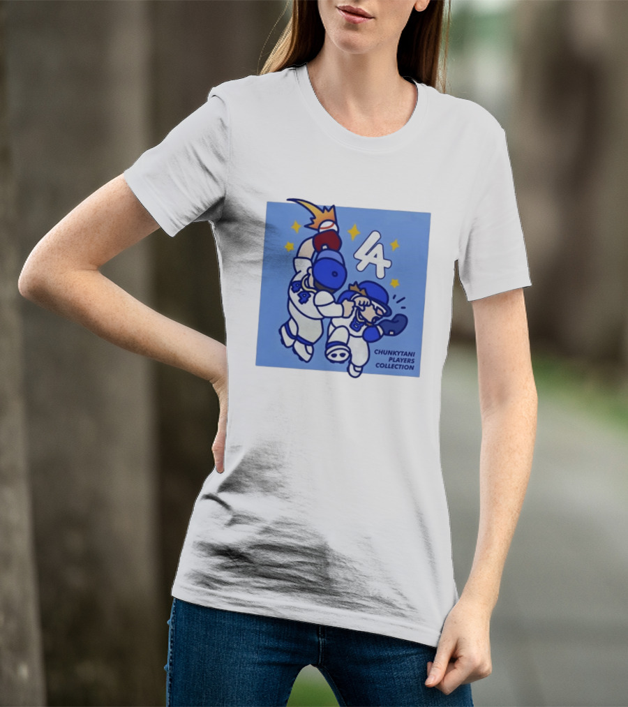 Chunkytani Players Collection LA 44 Baseball Los Angeles T-Shirt