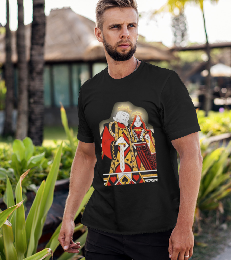 King And Queen Playing Card T-Shirt