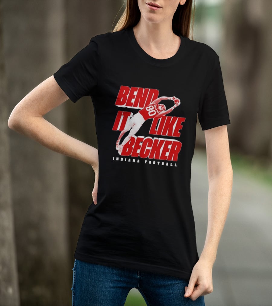 Indiana Football Bend It Like Becker T-Shirt